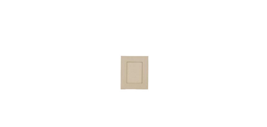 Cadre plat rectangle 23x28cm - Kraft