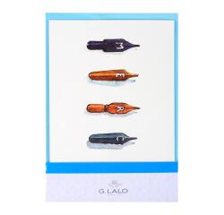 CARTE DOUBLE + ENVELOPPE C6 ENCRE&PLUME, SOUS SACHET