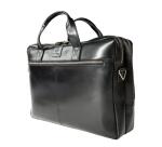 Maletín para portátil 15,6" doble compartimento Exactive® piel Negra