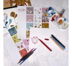 DESIGN HOME BOOK, Bloc de 12 feuilles 250g/m2 au format 30x30cm