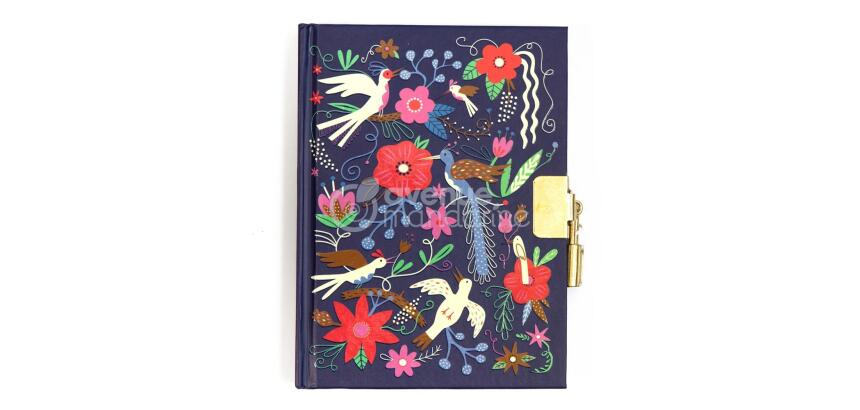 Journal intime, Oiseaux et fleurs - Multicolore