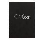 Graf'Book 360° carnet cousu dos brut 100F A6 100g F - Noir