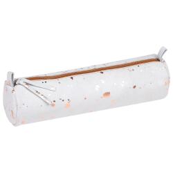 COSMICUIR DAIM Trousse ronde Ø5,5x22cm - Cuivre