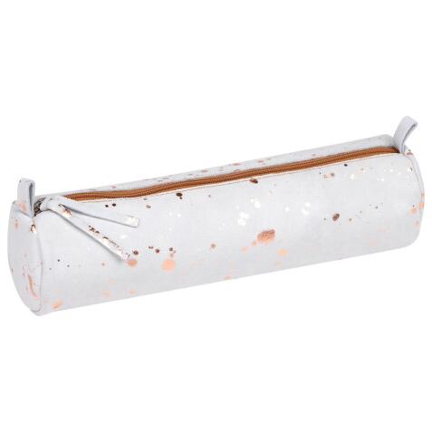 COSMICUIR DAIM Trousse ronde Ø5,5x22cm - Cuivre