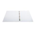 Carpetas Opacas personalizables 2 bolsillos - 4 anillas D 16 mm - Blanco