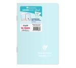 Carnet piqué Koverbook Blush 11x17cm 96 pages petits carreaux couverture polypropylène opaque bicolore Couleur aléatoire - Assortis