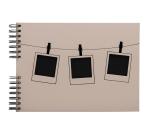 Album photo à spirales 50 pages noires Instants