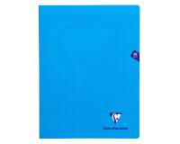 Cahier piqué Mimesys 24x32cm 48 pages grands carreaux couverture polypropylène Couleur aléatoire