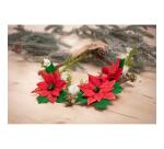 KIT CRÉPON, Couronne de Noël 20,5x1,5x30cm - Assortiment