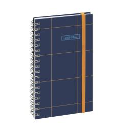 Agenda de poche SAD 16S Casual 9 x 16 cm Semainier Septembre 2025 à Décembre 2026-16 mois. - Bleu foncé