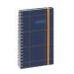 Agenda de poche SAD 16S Casual 9 x 16 cm Semainier Septembre 2025 à Décembre 2026-16 mois. - Bleu foncé