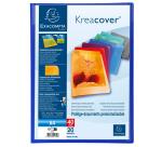 Protège-documents en polypropylène semi rigide Kreacover® Opaque 40 vues - A4 - Couleurs assorties
