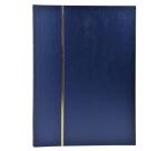 Album de timbres simili-cuir 48 pages noires - 22,5x30,5 cm