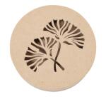 Boîte végétale ronde 15x15x3cm - Kraft