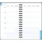Recharge Agenda de poche Lady 16S spiralé 9 x 16 cm Semainier janvier à décembre 2026