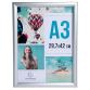 Cadre photo mural aluminium A3 - Argent