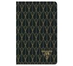 Neo Deco carnet piqûre textile 9x14cm 96 pages ligné motifs assortis papier ivoire 90g - Assortis