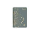 Carnet reliure intégrale FOREVER PREMIUM 100% recyclé A6 120 pages détachables micro-perforées ligné papier blanc 90 g - Assortis