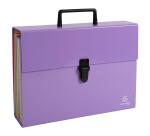 Fächermappe mit Griff, 18 Fächer, Aquarel