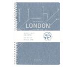 Jeans métro, Cahier reliure intégrale A4 - 21 x 29,7 cm, 148 pages, Ligné + marge, ass. - Bleu jeans