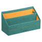 Rhodiarama porte-courrier simili cuir italien 25x10x14 cm - Eau