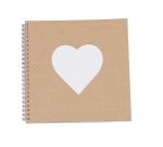 Livre d'or, carré 1x20x20cm - Kraft