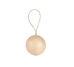 Pack de 10 petites boules à suspendre - Kraft