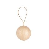 Pack de 10 petites boules à suspendre - Kraft
