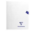 Cahier piqué Mimesys 17x22cm 48 pages grands carreaux couverture polypropylène