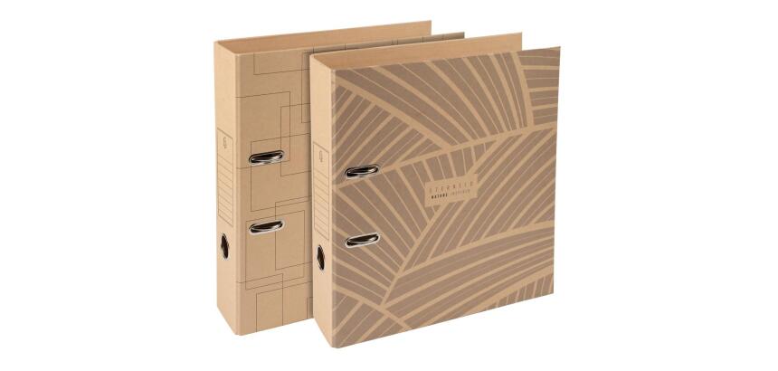 Classeur à levier Eterneco Prem'Touch Dos 70mm - A4 - Visuels assortis