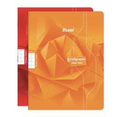 Cahier d'essai piqué 7000 17x22 cm 48 pages grands carreaux 56 g - Assortis