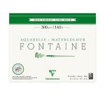Fontaine bloc collé 4 côtés 25F 24x30cm 300g grain torchon