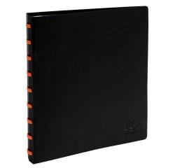 Carpetas de fundas amovibles Exactive ® Tapa rígida 6/10º - (Vistas: 60 Fundas: 30) - 14,8 x 21 cm para A5 - Negro