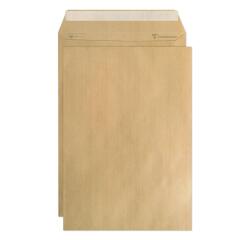 Boite de 250 Pochettes Kraft Adour Brun C4-229x324 mm - Auto-Adhésives - 90g/m2 - Brun