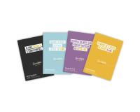 Carnet de bord enseignant piqué A5 40 pages Visuels Fantaisie assortis - Assortis