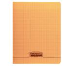 Cahier piqué 8000 POLYPRO 17x22 cm 60 pages grands carreaux 90 g - Orange