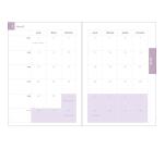 Recharge pour agenda de bureau Lady 20 21 x 15 cm Semainier Janvier à Décembre 2026