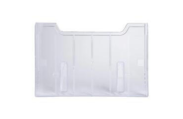 Elemento de pared de distribuidor folletos (a montar) - A4 horizontal - 8 x 32,7 x 21,3 cm - 80x327x213 mm