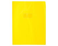 Protège-cahiers grain losange PVC 18/100ème avec porte-étiquette 24x32 cm