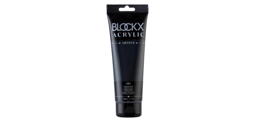 Peinture acrylique fine tube 250ml - Noir de mars