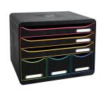 Module de classement Storebox 6 tiroirs Black Office