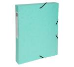 Carpetas de proyectos con gomas Exacompta Aquarel 7/10e - 600 g/m2 Lomo 40 mm A4  25x33cm Colores surtidos