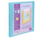 Classeur 2 anneaux 30mm polypropylène Kreacover Pastel - A4 - Couleurs assorties