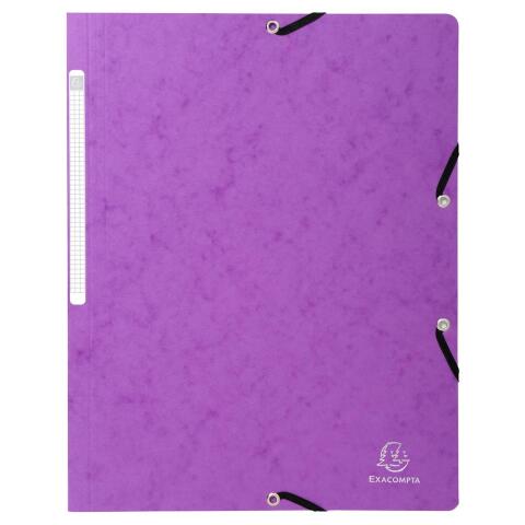 Carpeta Exacompta con gomas sin solapa cartulina lustrada 400 grs Nature Future - A4