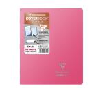 Cahier piqué Koverbook Silver 17x22 cm 96 pages ligné + marge couverture polypropylène opaque - Assortis