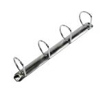 Classeur 4 anneaux plastifié Exacompta Kreacover personnalisable A4 maxi - Dos 9 cm blanc