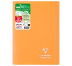 Cahier piqué Koverbook A4 96 pages petits carreaux couverture polypropylène opaque 100% recyclé - Assortis