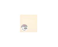 Paquet de 25 cartes simples Pollen 135x135mm 210g/m² - Ivoire