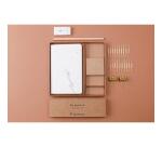 Tulip paper, Kit de papeterie contenant un carnet 11x17 cm 64 pages lignées, un crayon de papier, 2 pinces doubles-clip, 10 trombones et une gomme