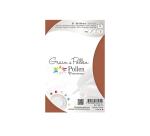 Paquet de 5 enveloppes Grain de Pollen 90x140mm 120g/m²